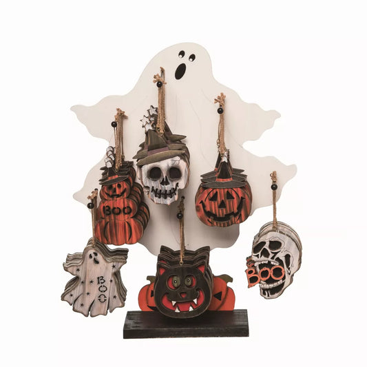 Wooden Retro Ornament