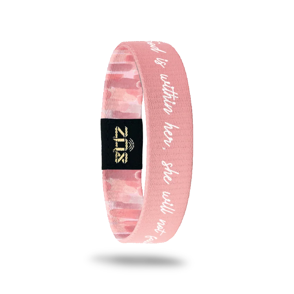 ZOX God Is Within Her Bible Verse Interactive Bracelet