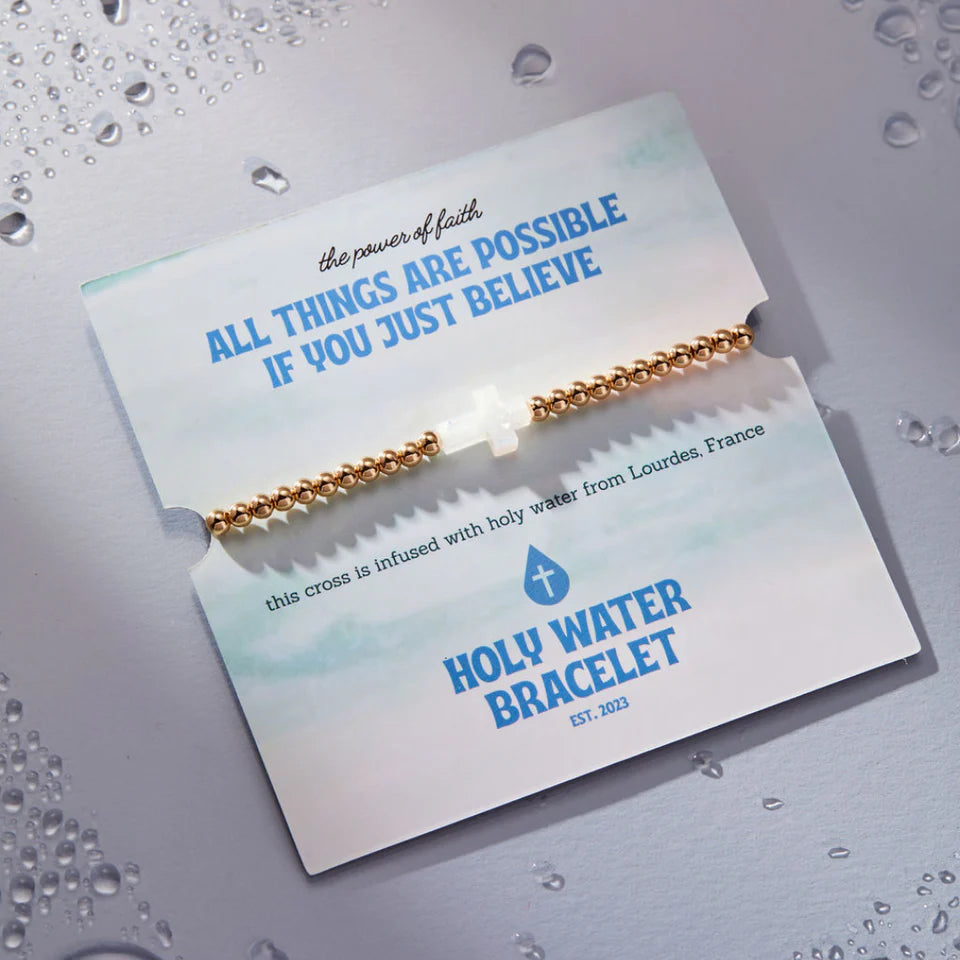 Holy Water Cross Bracelets