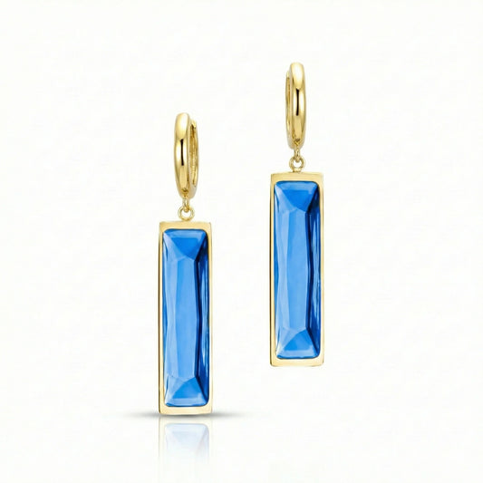 Aurora Crystal Jewelry Bar Earrings