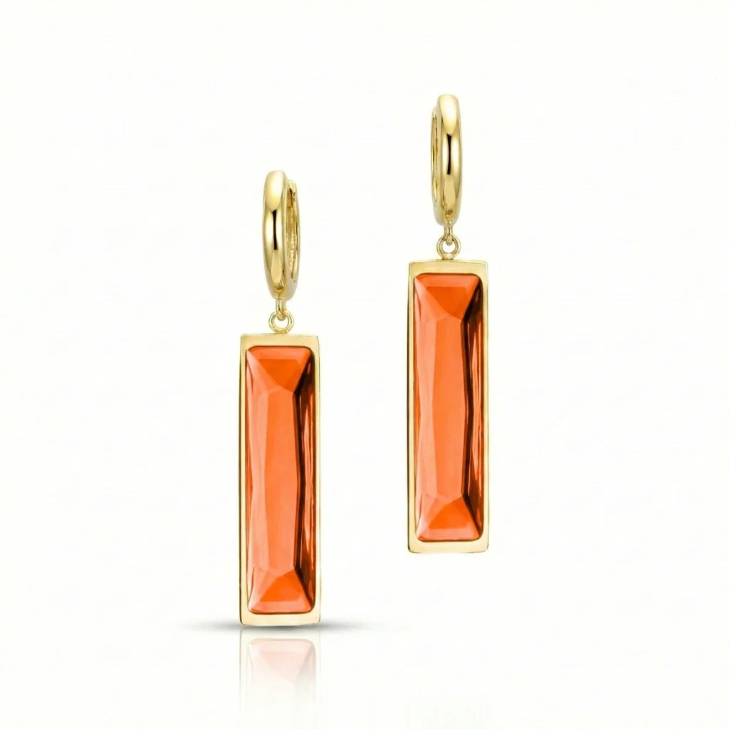 Aurora Crystal Jewelry Bar Earrings