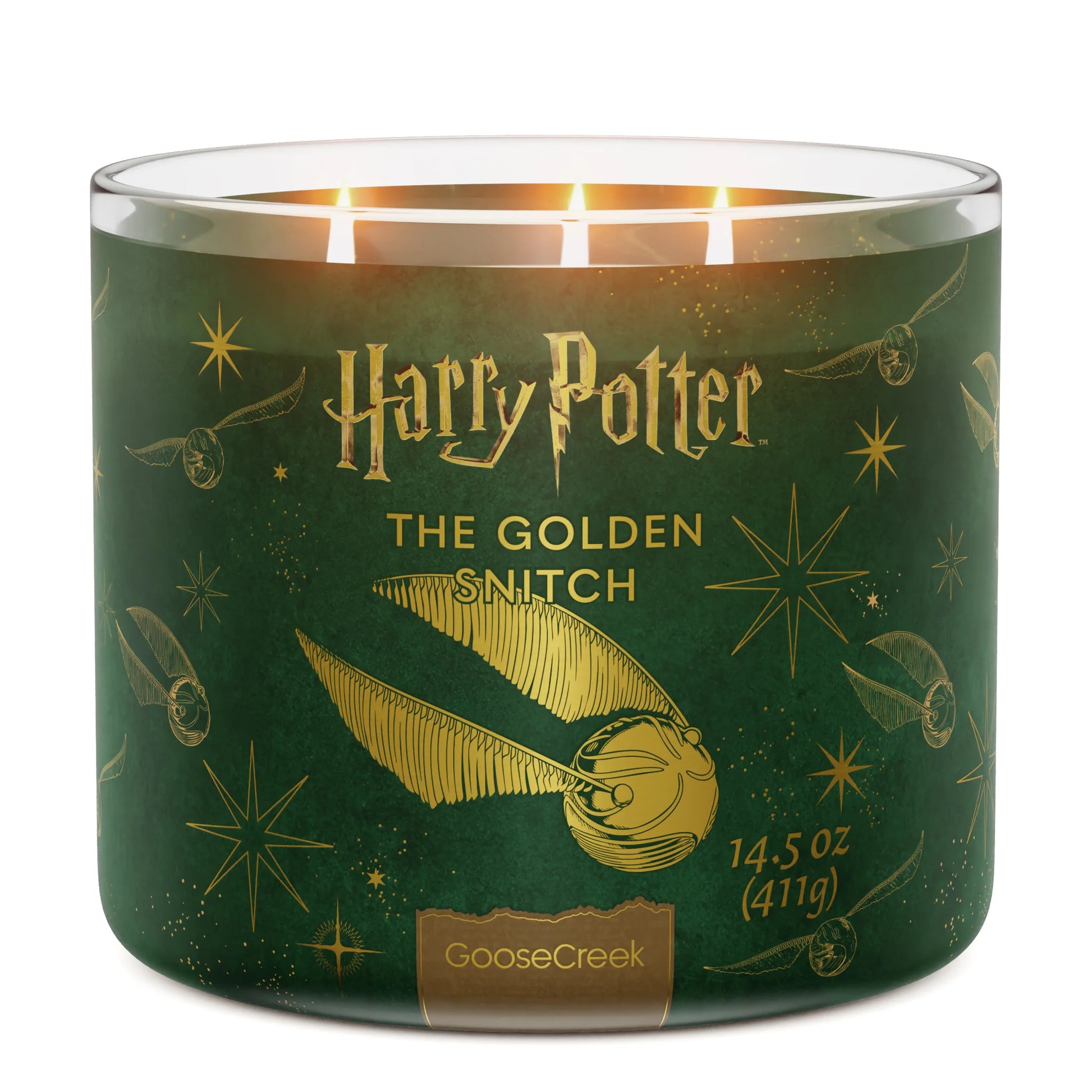 Golden Snitch 3-Wick Harry Potter Candle