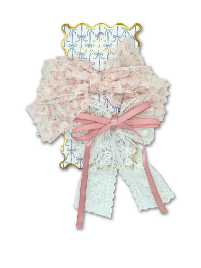 Simply Southern HAIR-BOW-PINK