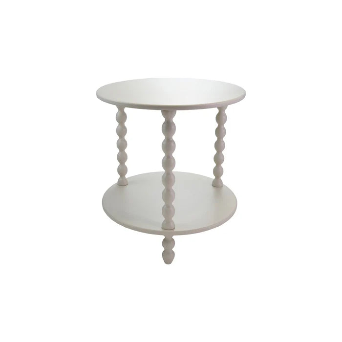 Hazel Mazel Clay Color Round Wood Table