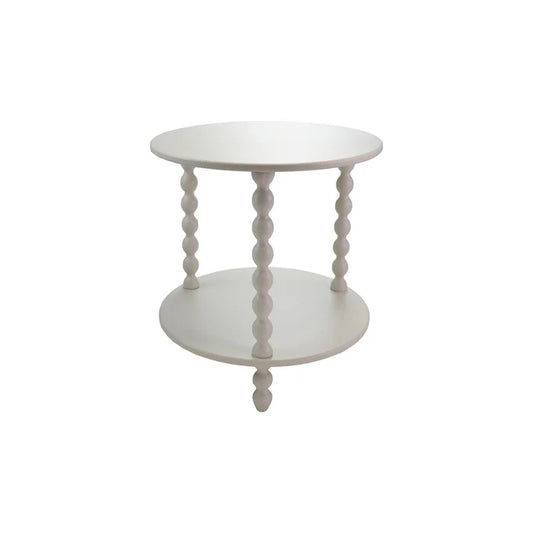 Hazel Mazel Clay Color Round Wood Table