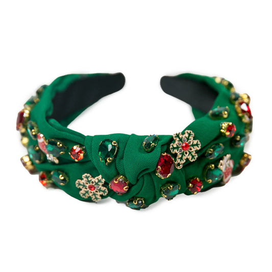 Green Holiday Headband