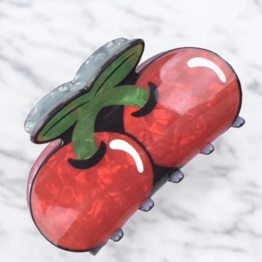 Fruit Plastic Hair Clips