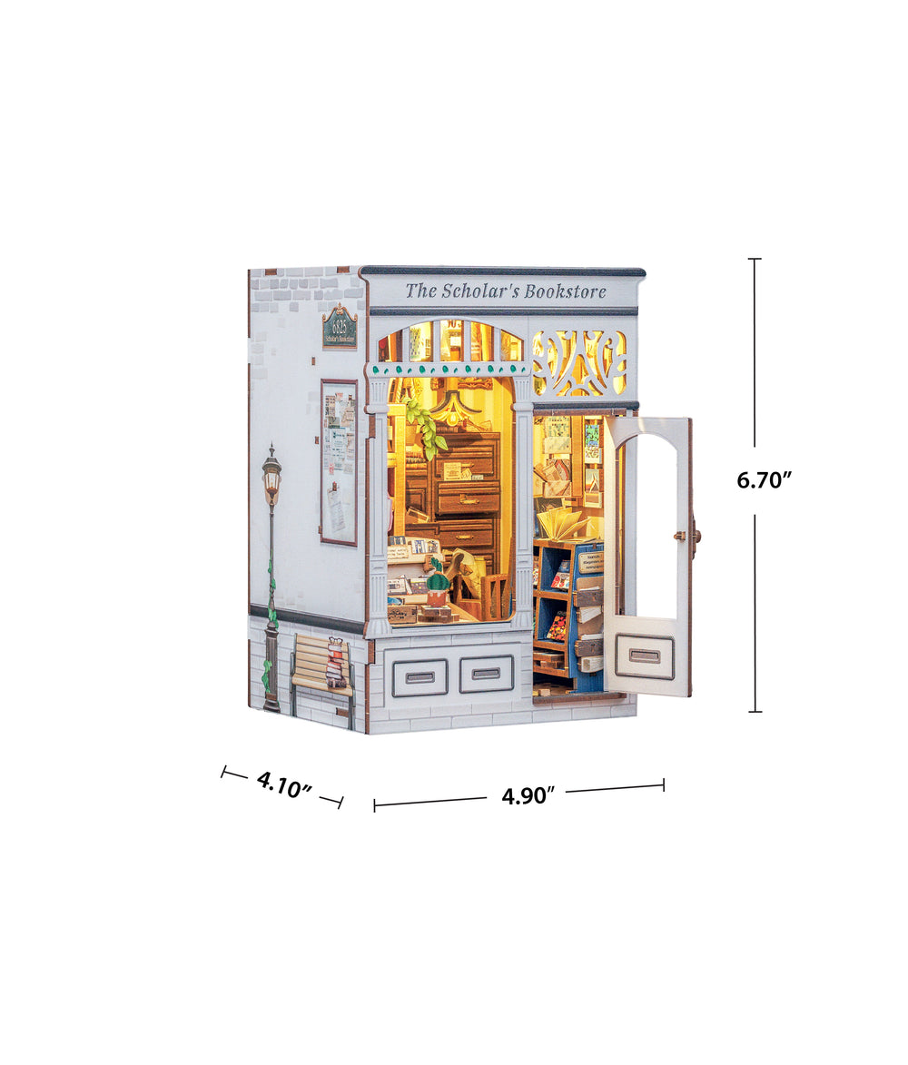 The Scholar's Bookstore DIY Miniature Book Nook Kit