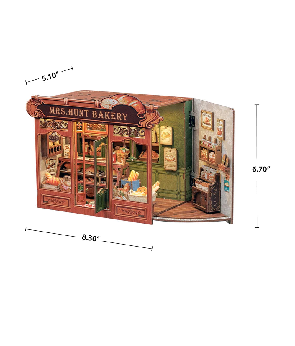 Mrs. Hunt Bakery DIY Miniature Book Nook Kit
