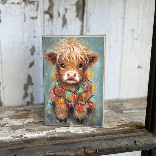 Highland Christmas Lights Block