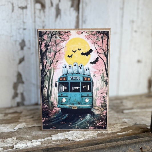 Skool Bus- 4x6 Block