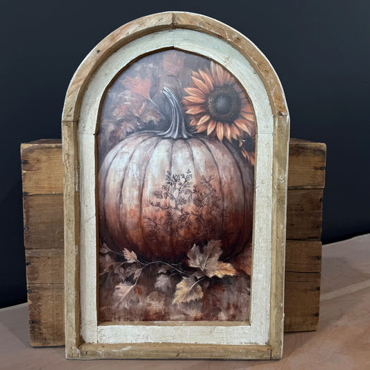 Fall Vintage Pumpkin Arch Frame- 12x20