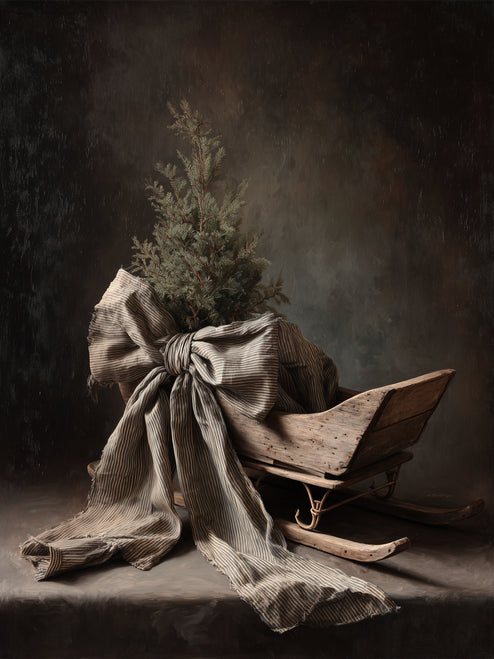 Moody Sleigh Box Frame- 18x24