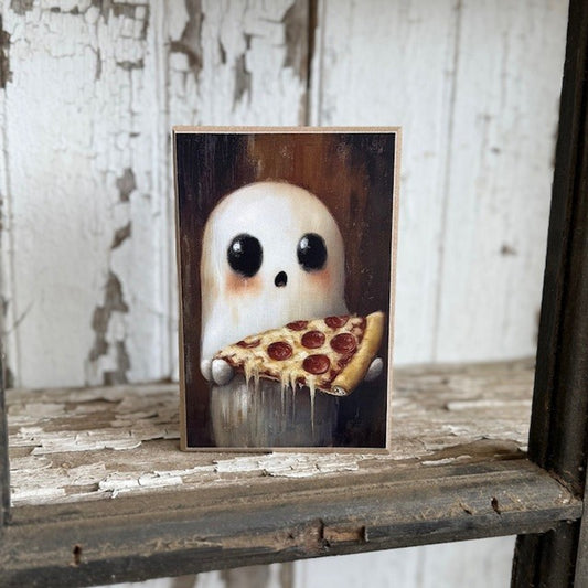 Ghost Pizza Slice Block