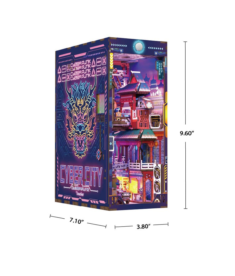 Cyber City w/ Dust Cover Type::DIY Miniature Book Nook Kit