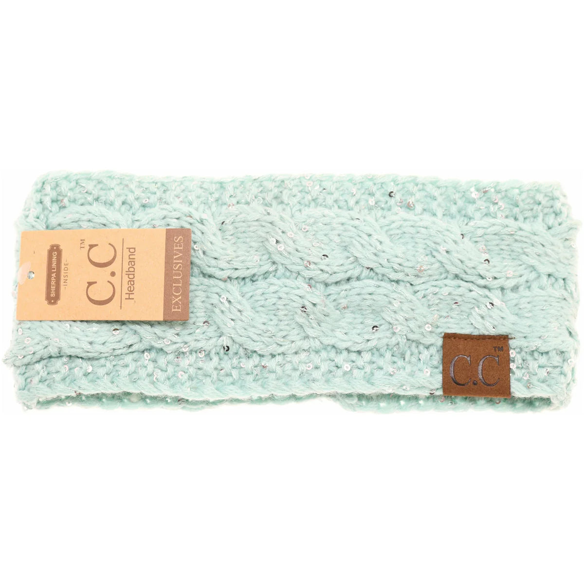 CC Beanie Sequin CC Headwrap