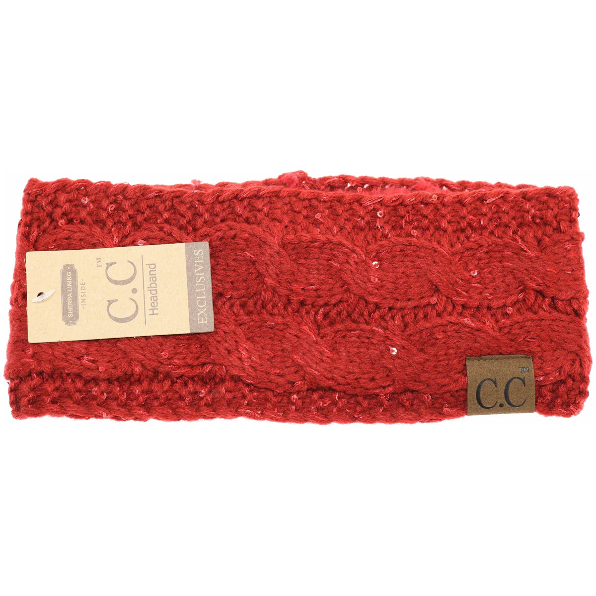 CC Beanie Sequin CC Headwrap