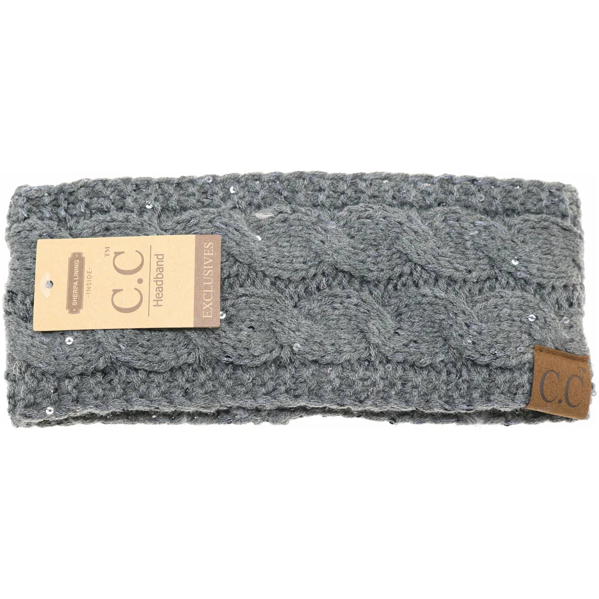 CC Beanie Sequin CC Headwrap