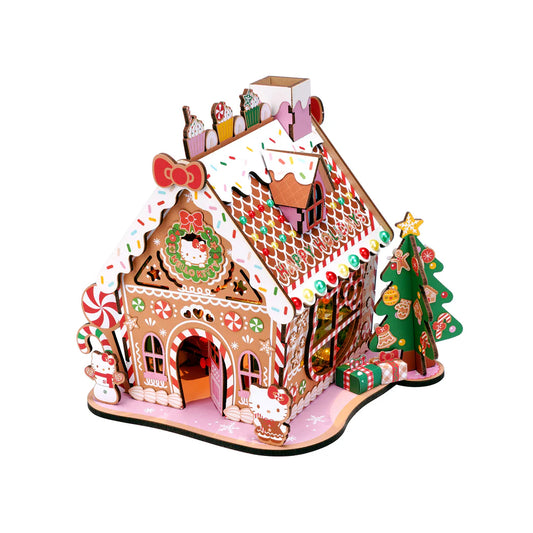 Hello Kitty® Gingerbread House 3D Wooden Puzzle