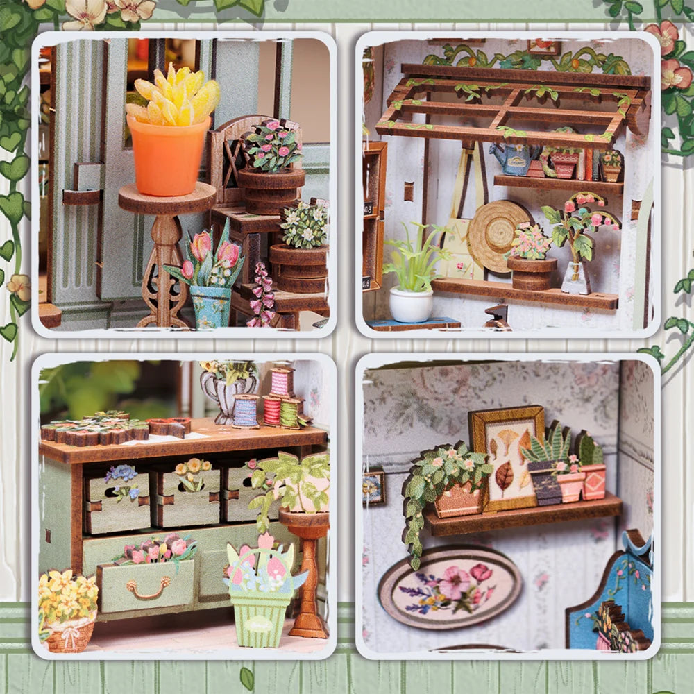 Champs-Elysees Florist DIY Miniature Book Nook Kit