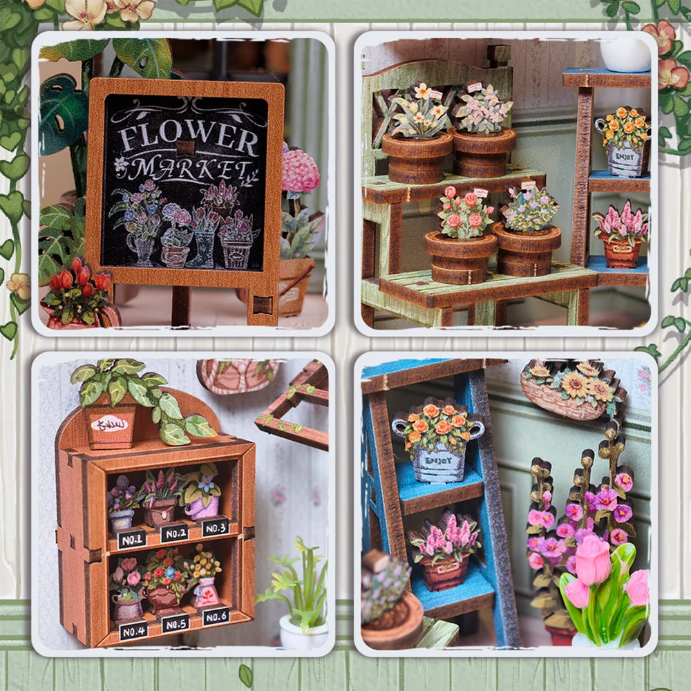 Champs-Elysees Florist DIY Miniature Book Nook Kit
