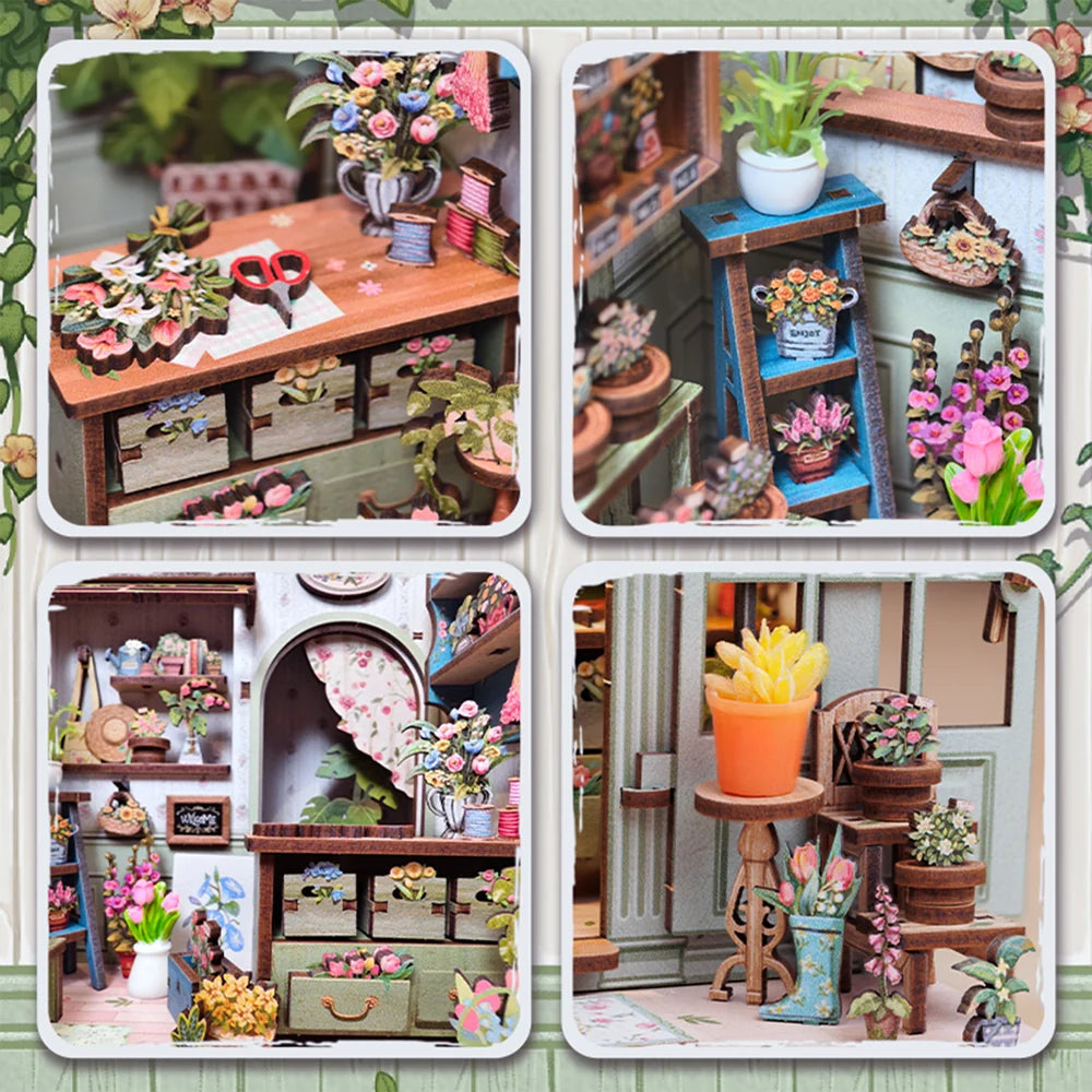 Champs-Elysees Florist DIY Miniature Book Nook Kit