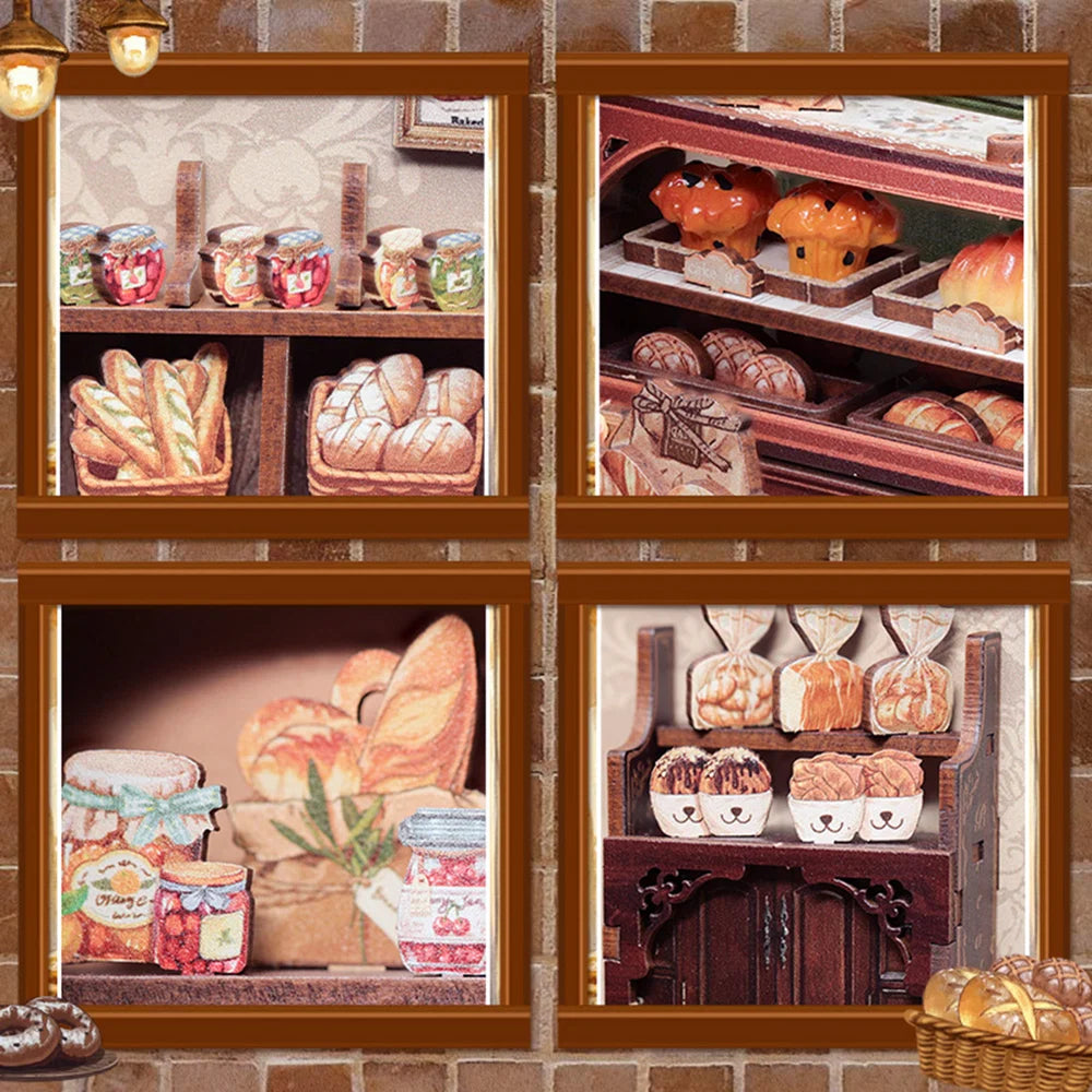 Mrs. Hunt Bakery DIY Miniature Book Nook Kit