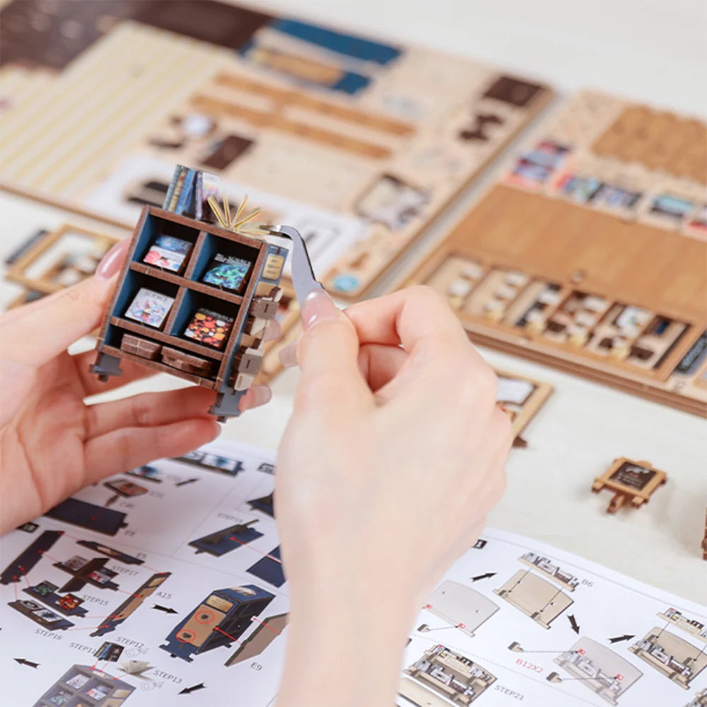 The Scholar's Bookstore DIY Miniature Book Nook Kit
