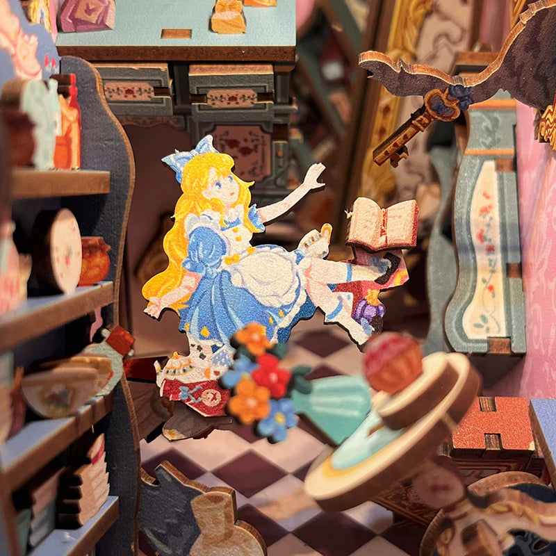 Alice's Adventure DIY Miniature Book Nook Kit