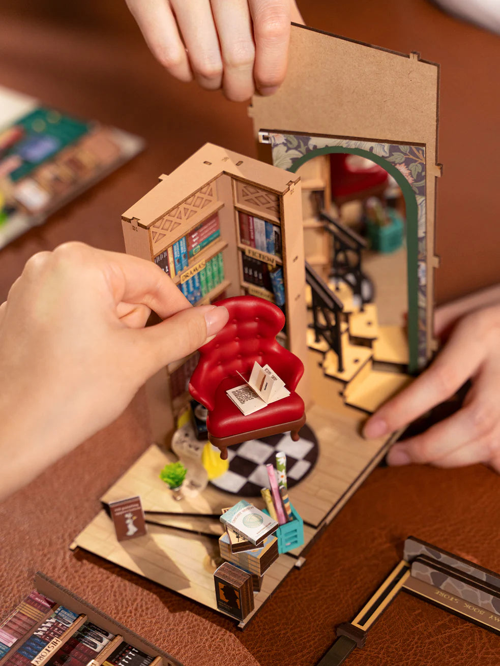 Bookstore DIY Miniature Book Nook Kit