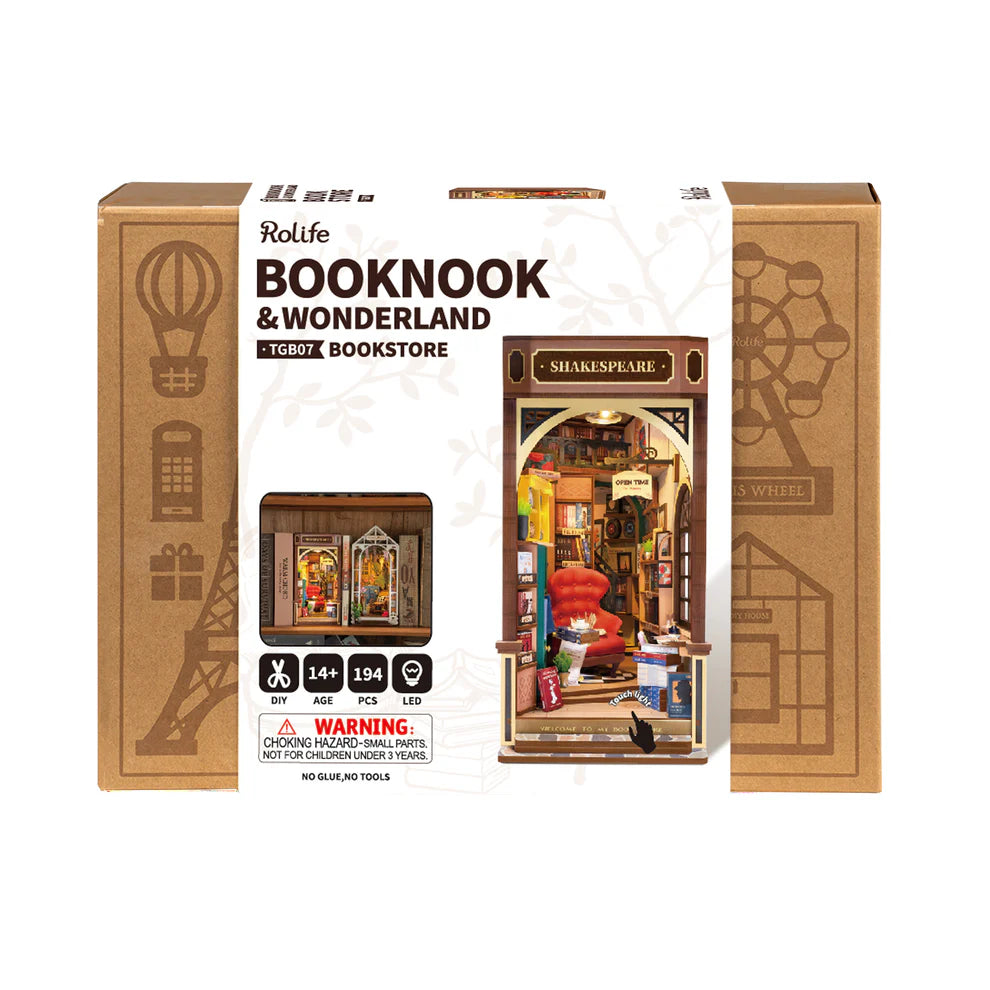 Bookstore DIY Miniature Book Nook Kit