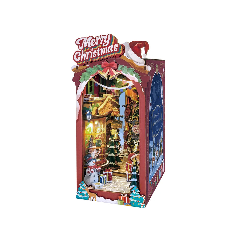Christmas Street DIY Miniature Book Nook & Wonderland Kit