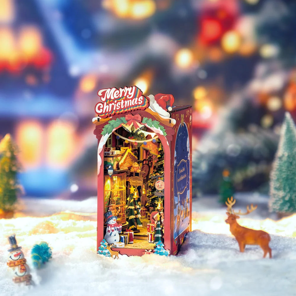 Christmas Street DIY Miniature Book Nook & Wonderland Kit