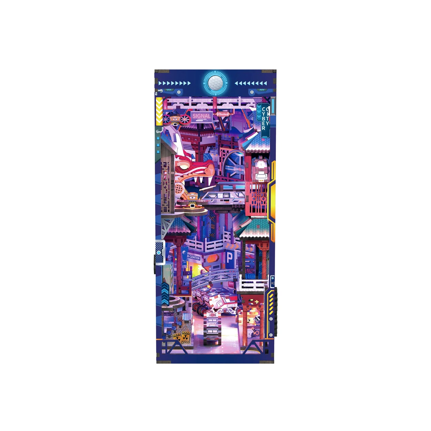 Cyber City w/ Dust Cover Type::DIY Miniature Book Nook Kit