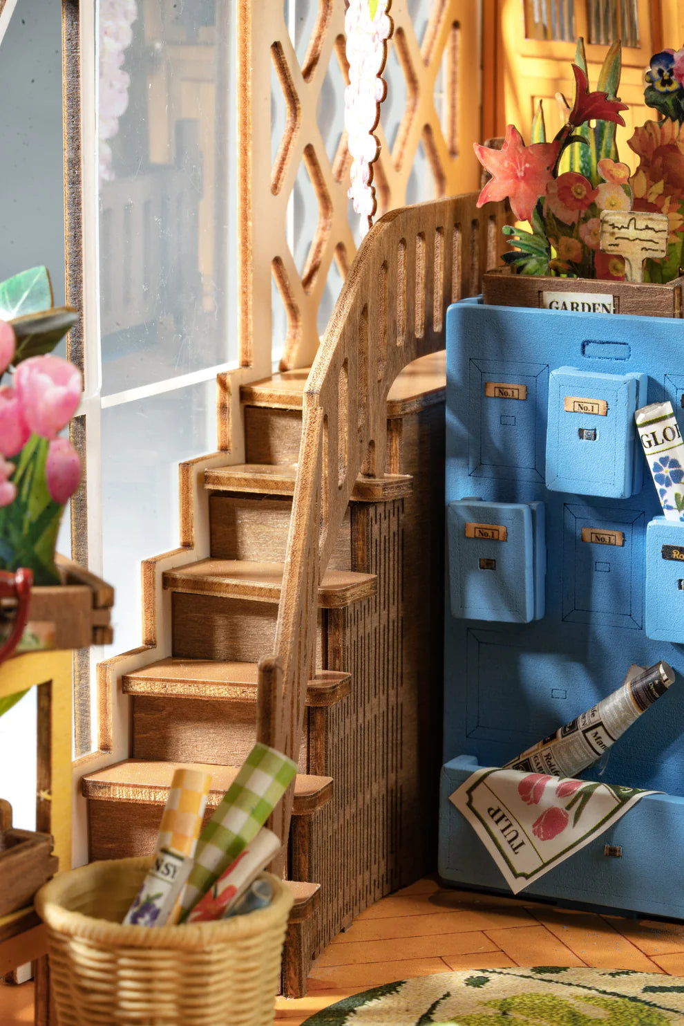 Garden House DIY Miniature Book Nook Kit