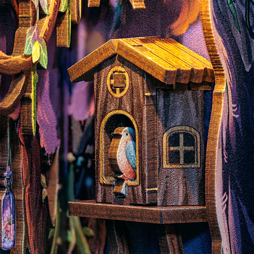 Grace of the Forest w/ Dust Cover DIY Miniature Book Nook Kit