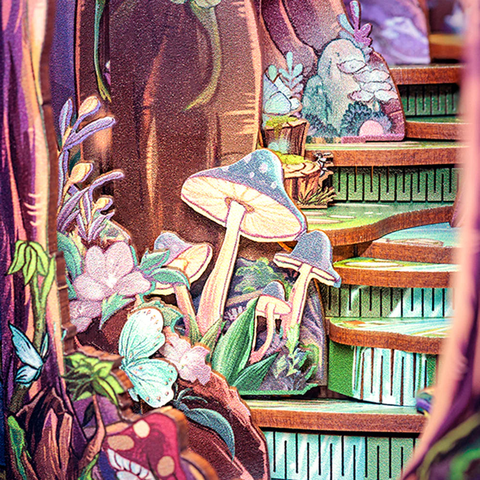 Grace of the Forest w/ Dust Cover DIY Miniature Book Nook Kit