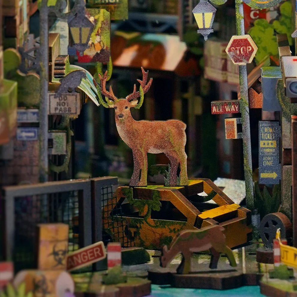 Haven Zero w/ Dust Cover Type::DIY Miniature Book Nook Kit