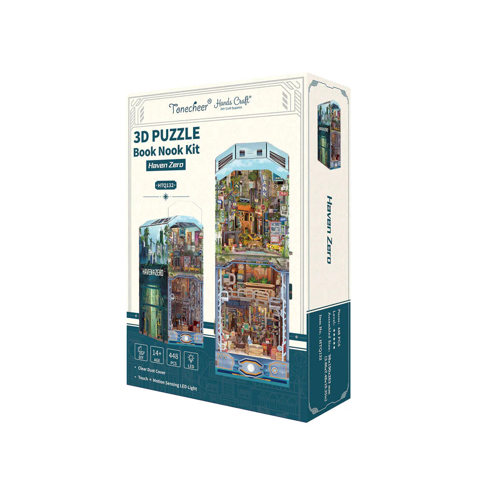 Haven Zero w/ Dust Cover Type::DIY Miniature Book Nook Kit