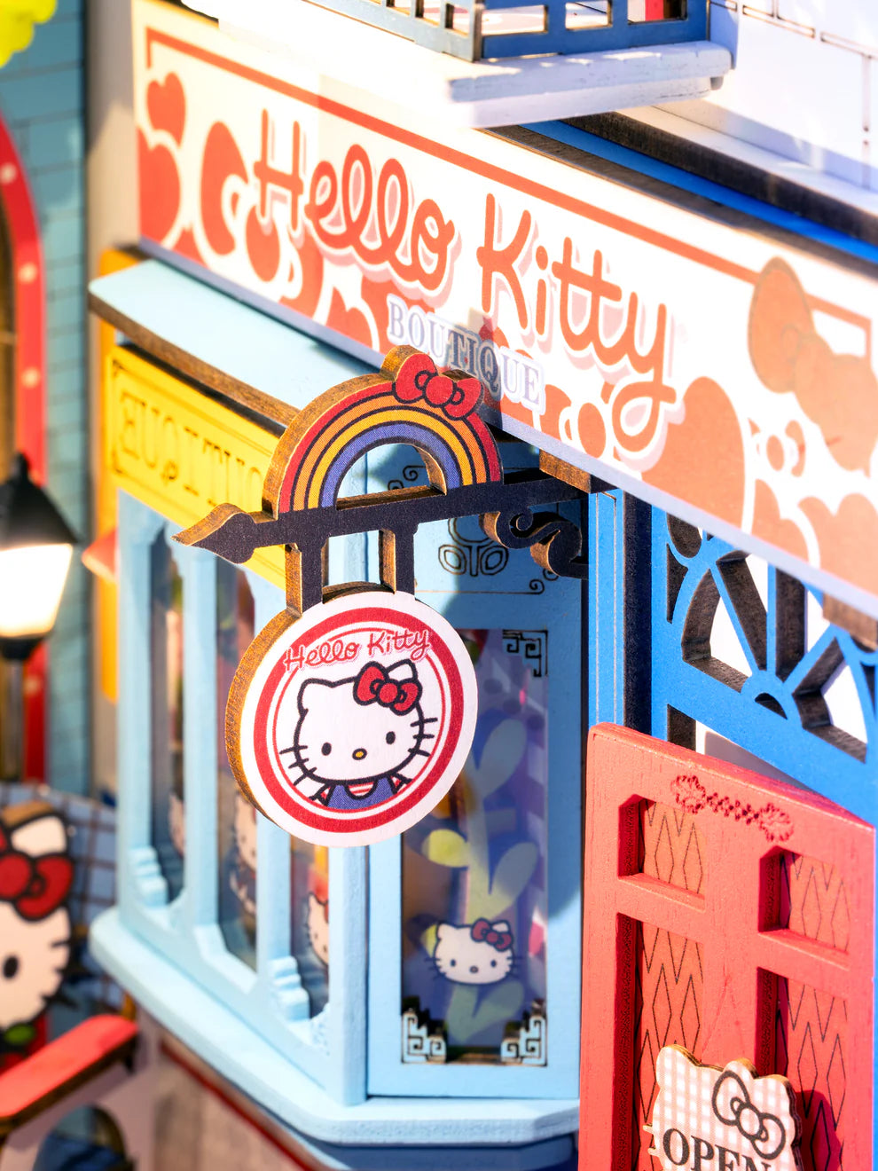 Hello Kitty® Town Square DIY Miniature Book Nook Kit