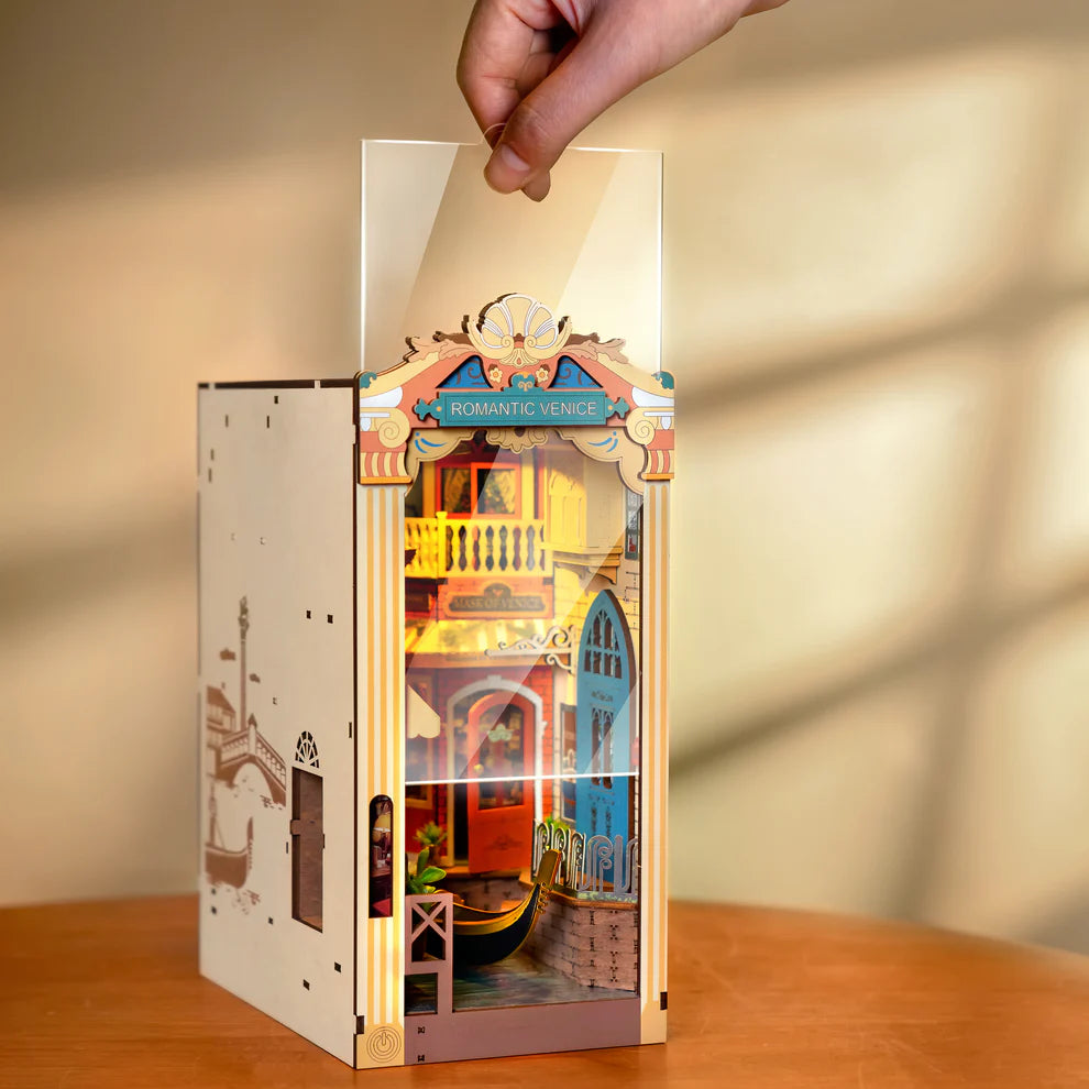 Romantic Venice w/ Dust Cover DIY Miniature Book Nook Kit