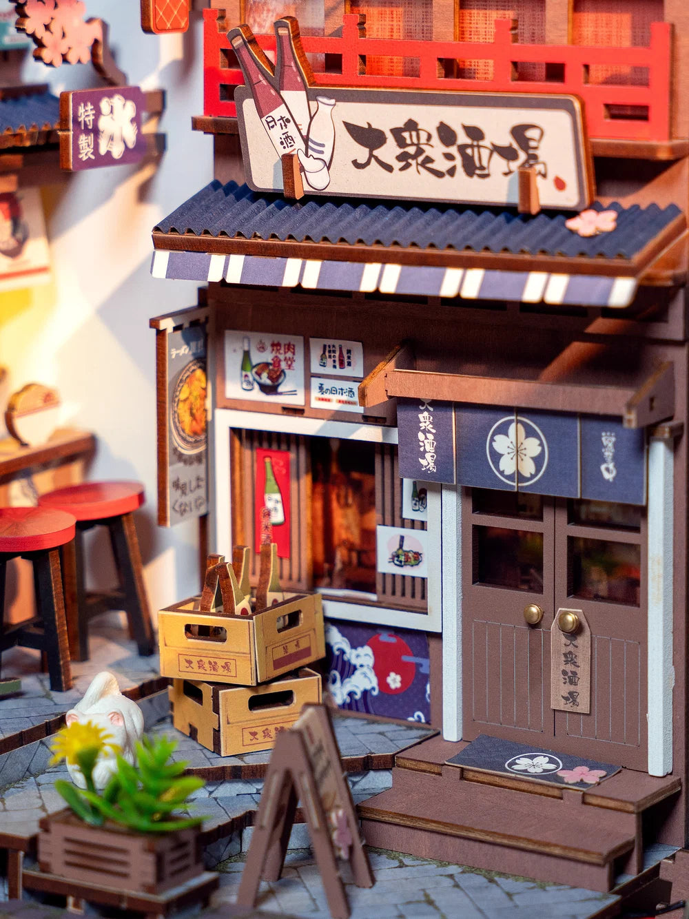 Sakura Wine Alley DIY Book Nook & Wonderland Kit