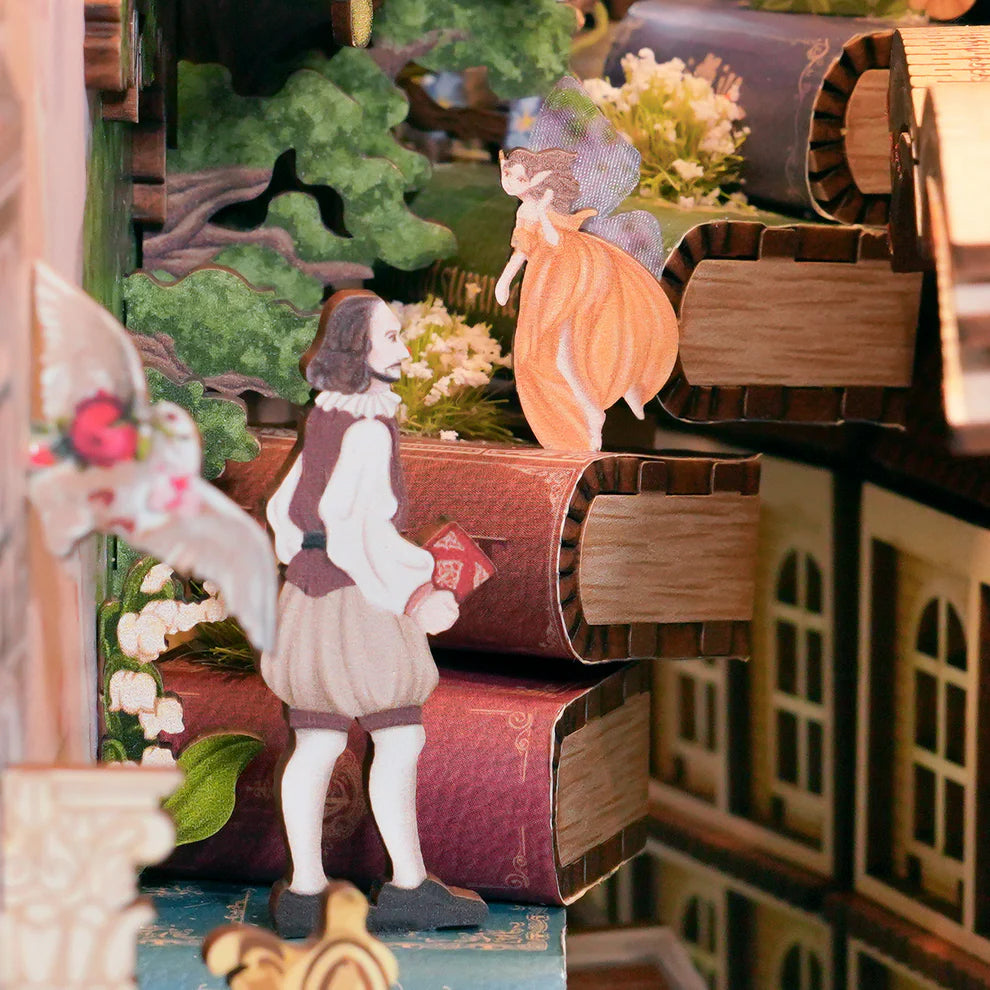 Shakespeare's Verse w/ Dust Cover Type::DIY Miniature Book Nook Kit