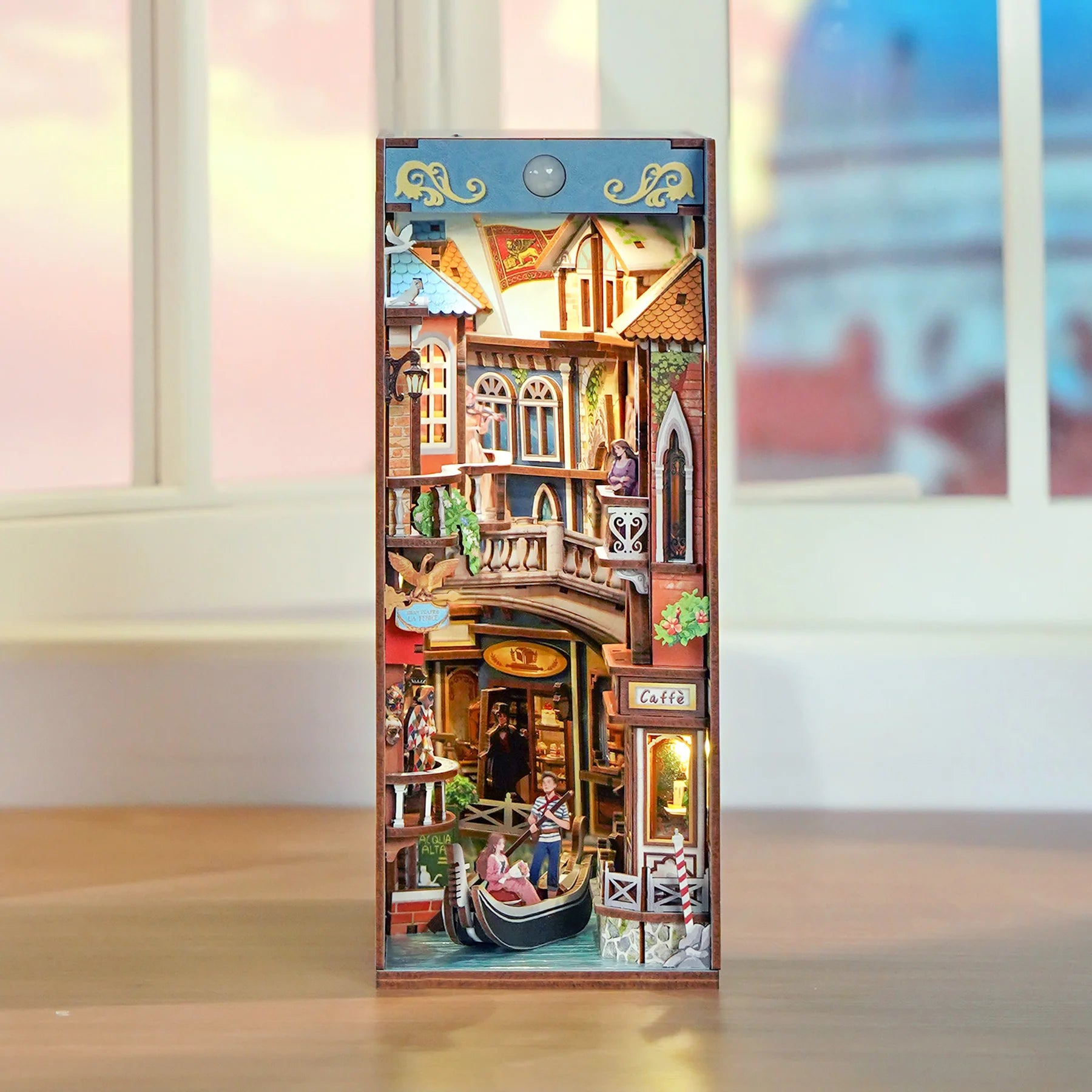 Venetian Dreams w/ Dust Cover Type::DIY Miniature Book Nook Kit