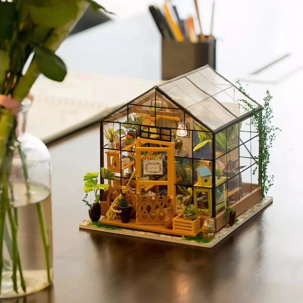 Cathy's Flower House DIY Miniature House Kit