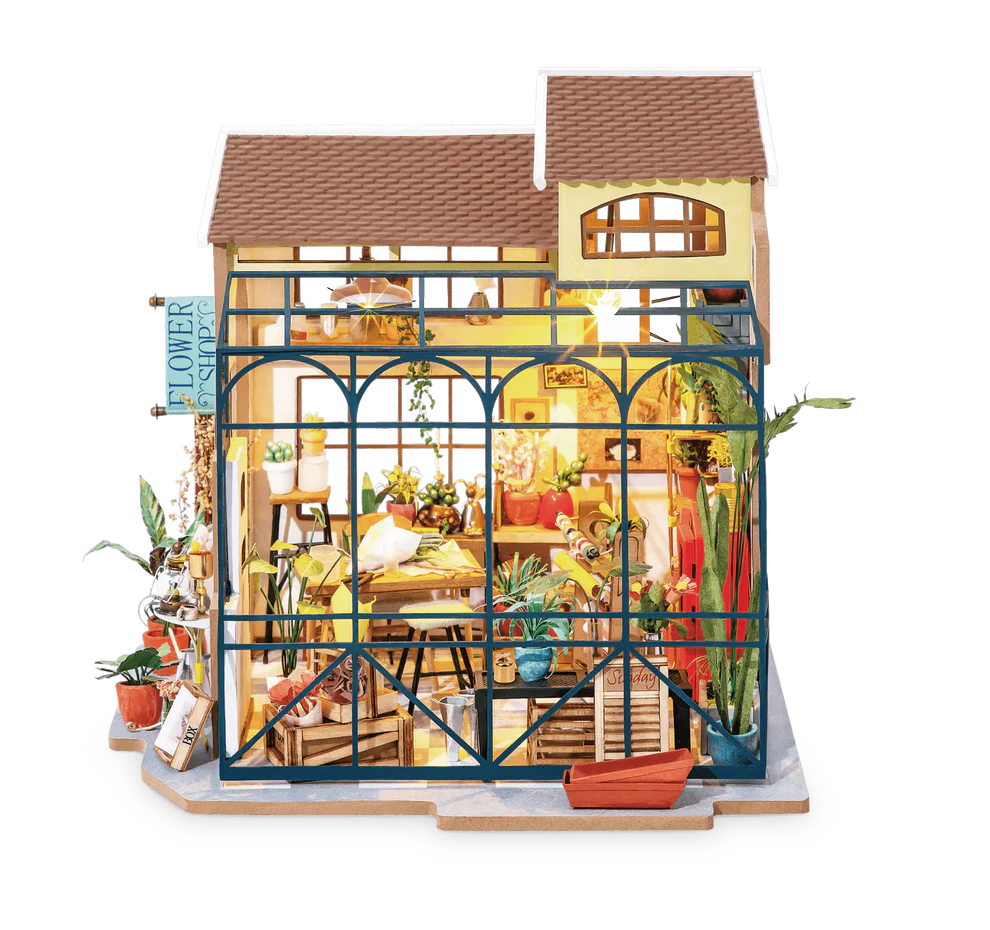 Emily's Flower Shop DIY Miniature House Kit