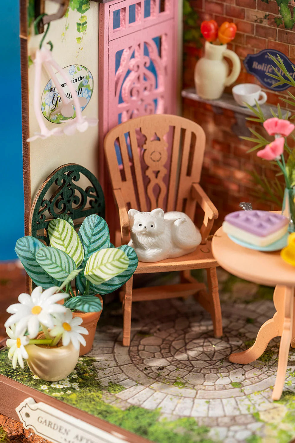 Fancy Tea Yard DIY Miniature House Kit