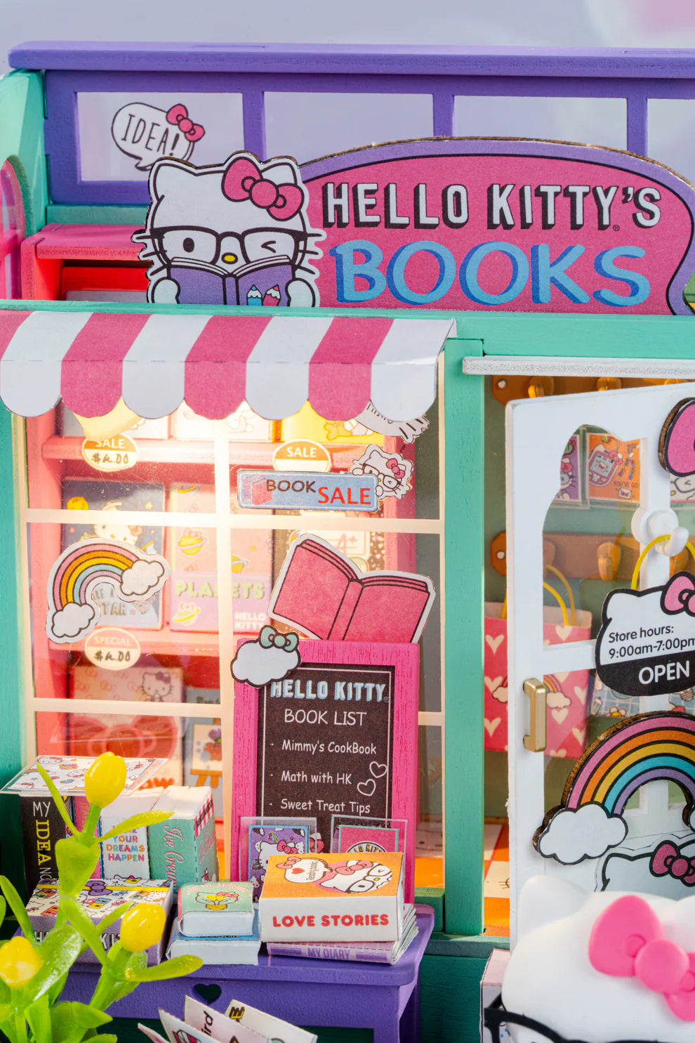 Hello Kitty® Bookstore DIY Miniature House Kit