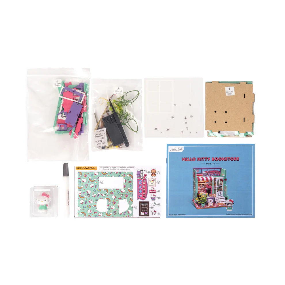 Hello Kitty® Bookstore DIY Miniature House Kit