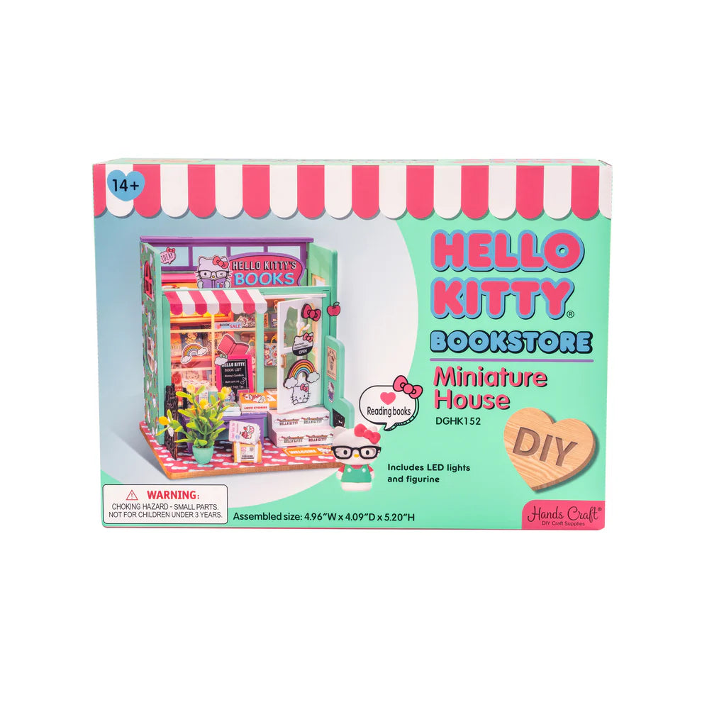 Hello Kitty® Bookstore DIY Miniature House Kit